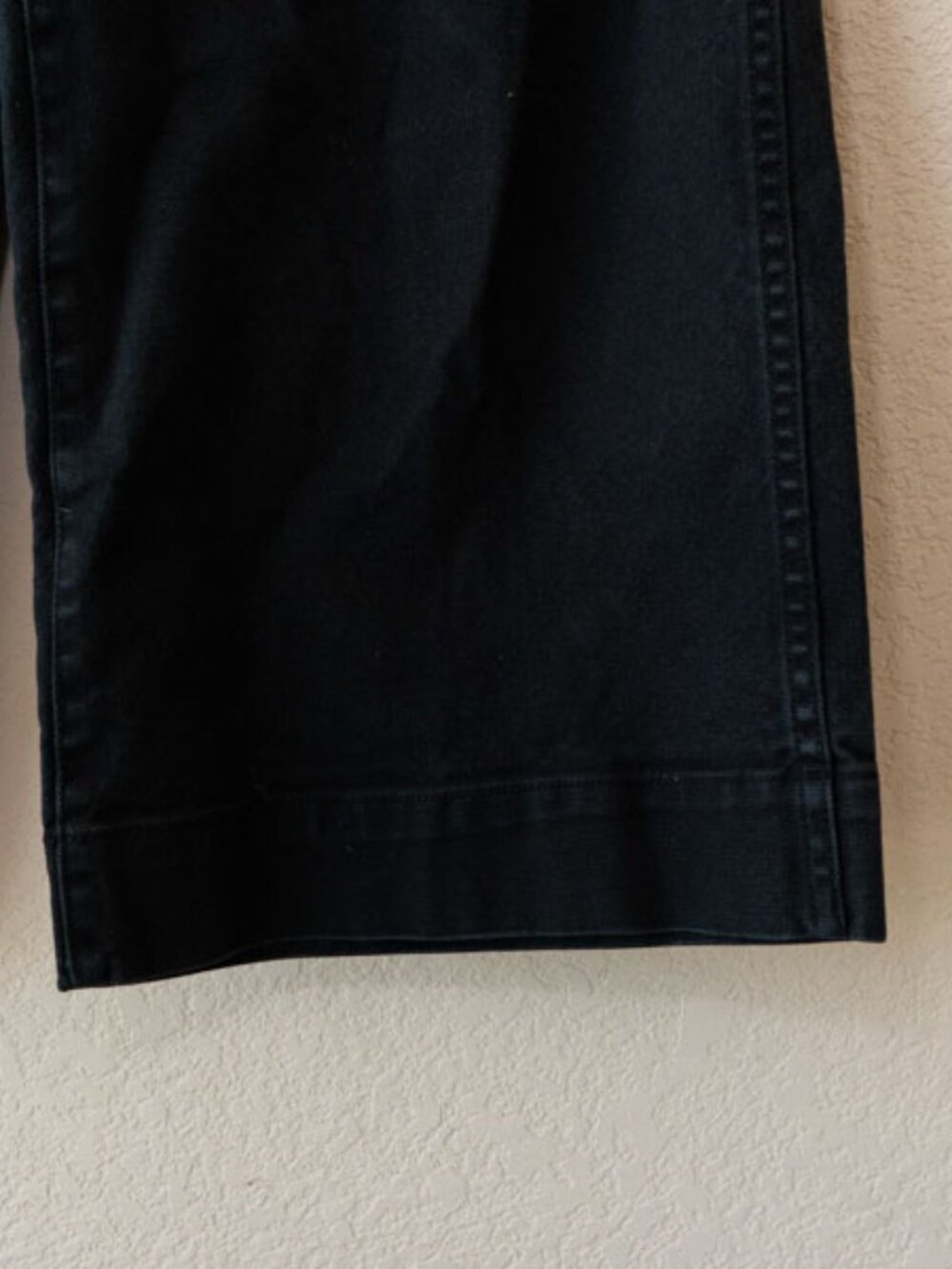 Madewell Black Wide Leg Cropped Jeans Womens 31 High Rise Crop Denim Pants - Picture 7 of 14